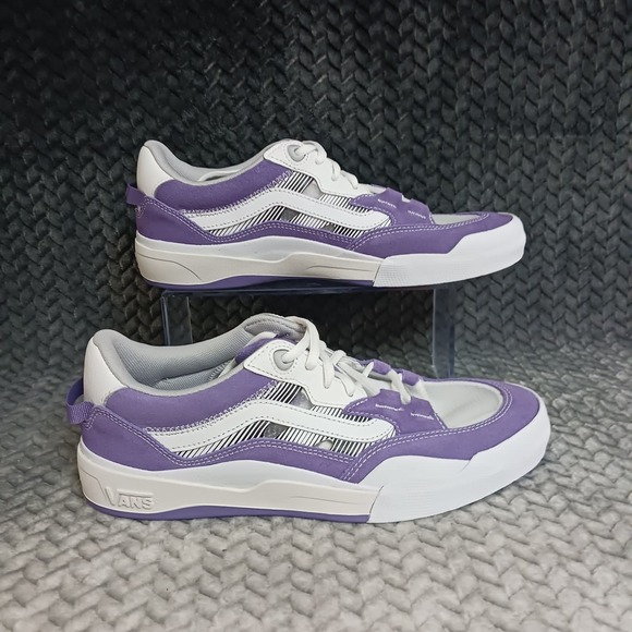 Vans Skate 2 Wayvee Men's Purple White Skate Sneakers Shoes Size 10